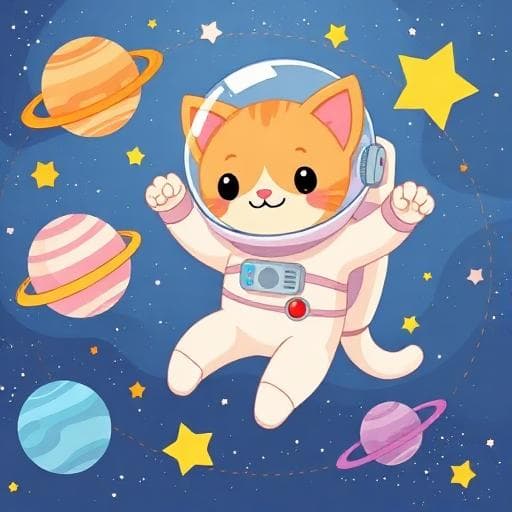 Captain Whiskers in Space